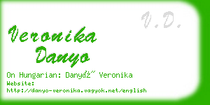 veronika danyo business card